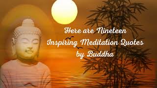 19 Inspiring Meditation Quotes by Buddha