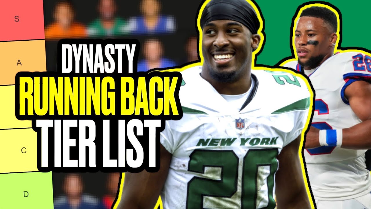 Dynasty RB Rankings And Tier List 🥸 | Fantasy Football Advice - YouTube