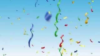 Party Background and Confetti Video HD!