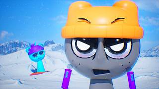 All INCREDIBOX SPRUNKI (Ski Time) 3D Animation !!!