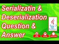 Java Serialization & Deserialization Interview Questions and Answers