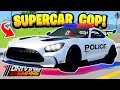 Becoming A Cop With A SUPERCAR In Driving Empire!