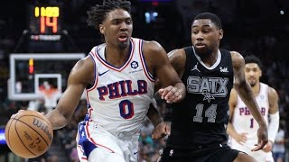 Philadelphia 76ers vs San Antonio Spurs -  Game Highlights | April 7, 2024 | 202