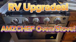 Upgrading Our 1998 Camper Kitchen! AMZCHEF RV Oven/Stove Install (Easy DIY!)