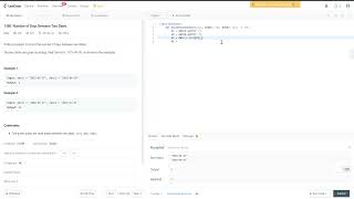 Leetcode1360 Number of Days Between Two Dates 日期之間隔幾天 python3