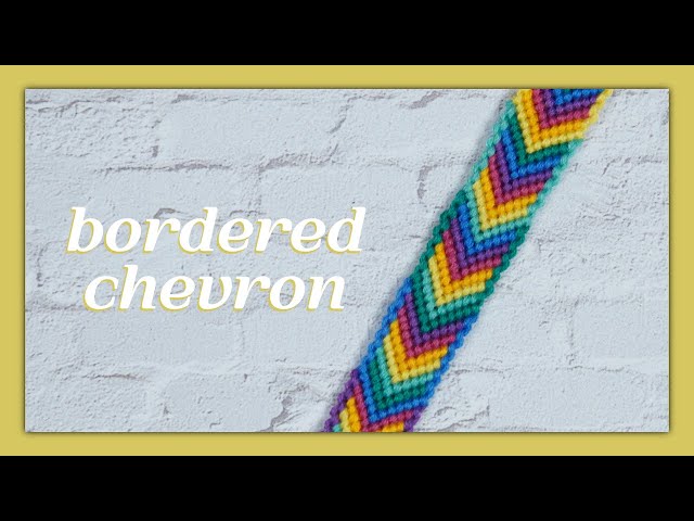 Chevron Friendship Bracelet Pattern