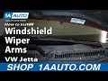 How to Replace Windshield Wiper Arm 99-11 Volkswagen Jetta or Golf