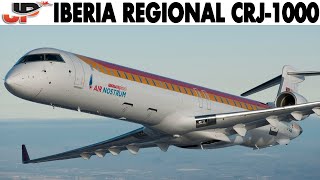 Piloting IBERIA Regional CRJ-900 & CRJ-1000 | Great Crew!