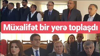 Müxalifət bir yerə toplaşdı - 18.04.2019. Avropa İttifaqı ilə sazişin  müzakirəsi