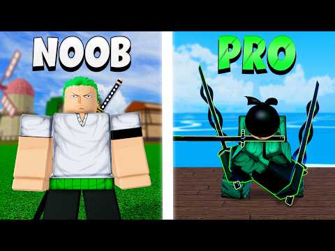 Frutas Blox, Noob To Pro como Zoro pero todos los NPC están vivos