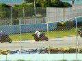 3 motorcycle crash out of a superbike race ccs racing crash.12 04 11