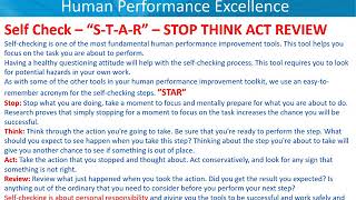 STAR Technique - Human Performance Improvement