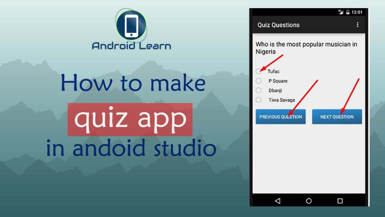 How To Make Quiz App In Android Studio Youtube