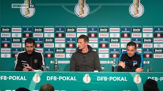 2. Runde DFB-Pokal | BSC - SGD | Pressekonferenz nach dem Spiel