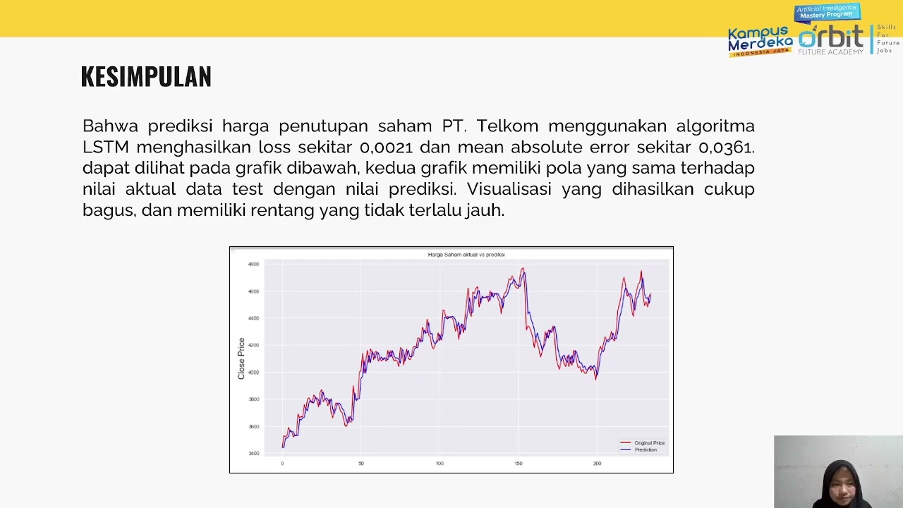 Prediksi Penutupan Harga Saham PT. Telkom Menggunakan Algoritma LSTM ...