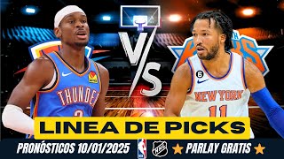 PRONOSTICOS DE NBA Y NHL 10/01/2025 🔥PARLAY GRATIS🔥