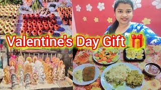 বর আমাকে ভ্যালেন্টাইন্স ডে তে কি উপহার দিল ?😯 Valentine's Day Gift 🎁আজ Dinner এ করলাম এলাহী আয়োজন 😋