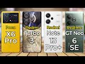 Poco X6 Pro Vs Redmi Turbo 3 Vs Redmi Note 13 Pro Plus Vs Realme GT Neo 6 SE