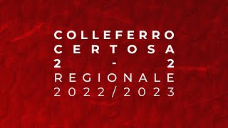 U16 Regionale 2022/2023 - Colleferro v Certosa