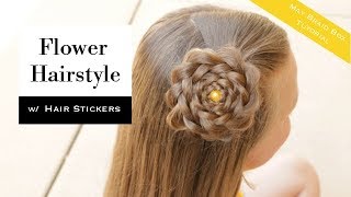 The Easiest Hair Flower You'll Ever Make