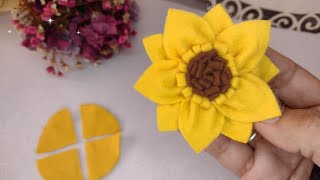 Girassol de feltro muito fácil 🌻 PAP 🌻 DIY 🌻