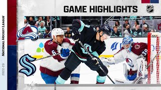 Avalanche @ Kraken 1/21 | NHL Highlights 2023