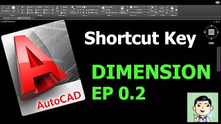 Shortcut key AutoCAD คำสั่งคีย์ลัดบอก Dimension