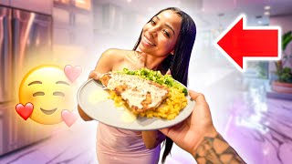 SHE PULLED UP AND COOKED FOR ME…