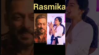 Salman Khan reaction on Rashmika mandanna | #salmankhan #rashmikamandanna #shorts #trending