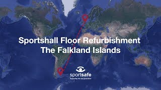 Sportshall Floor Refurbishment, The Falkland Islands