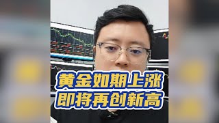 金价如期上涨，即将再创新高！ #国际金价 #投資 #外汇 #外汇技术 #熱門 #炒外汇 #推薦 #股票 #trading