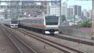 【JR東日本】中央線E233系H50編成＠阿佐ヶ谷('12/07){JR-EastE233@Asagaya}