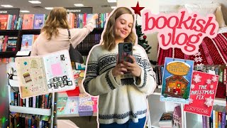 let’s do bookish stuff! 📖🎄💌 holiday book shopping, decorating, reading journal & more!