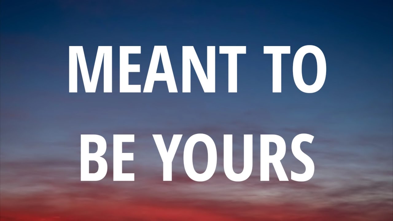 Meant To Be Yours Jamie Muscato Lyrics