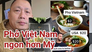 Việt Kiều vừa tới Mỹ đã có mầm phản phúc | Tô phở ở Mỹ không ngon, thịt mỏng lét!