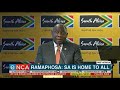 President Cyril Ramaphosa speaks out against xenophobic attacks
