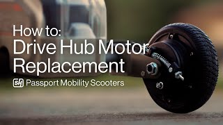 Drive Hub Motor Replacement - SuperHandy Passport Mobility Scooters