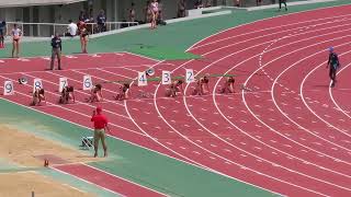 第６８回関西実業団陸上競技選手権大会 女子100m 1組