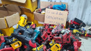 sđt/Zalo 0901630646 máy khoan pin chưa vệ sinh giá rẻ Milwaukee dewalt