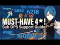 Updated XINGQIU GUIDE: Best Support Sub DPS Builds, Weapons, Artifacts, Teams, Tips | Genshin 2.4