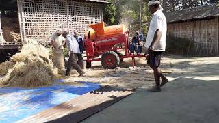 ধান মৰণা মৰা মেচিন/ Mini Paddy Thresher  #paddythresher #greenrevolution #technology