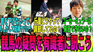 【競馬の反応集】「競馬関係の疑問を有識者に訊いてみるスレ」に対する視聴者の反応集