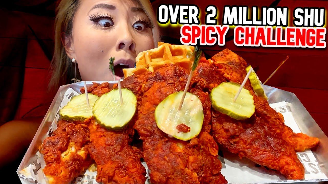 "HOUSTON WE HAVE A PROBLEM" SPICY CHICKEN CHALLENGE OVER 2 MILLION SHU ...