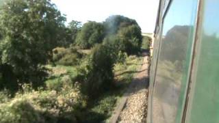 5029 Nunney Castle climing Upwey Bank 29-08-2010