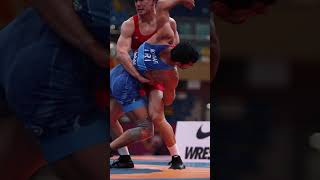 Akylbek TALANTBEKOV 🇰🇬 beats the Iranian wrestler 🇮🇷