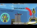 Getting 250 stack (sticker stack master badge) roblox bee swarm simulator