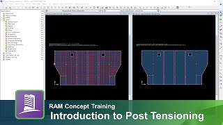 Introduction to Post Tensioned Slab Design in RAM Concept with Manual Tendons