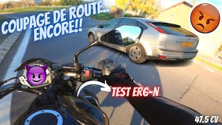 TEST KAWASAKI ER6-N 2014 / PERMIS A2! Bon ou mauvais choix?🤔 + de 160km/h?😈 #Daily observation!