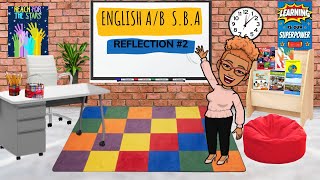 Csec English SBA/How to Approach Reflection 2/Language Analysis