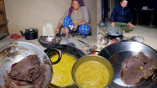 millet flour rice Dhido ढिँडो in our farm house || Bhumi village life || Bhumi vlogs @bhumicooking